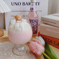100%Handmade High Quality Romantic Relaxing Birthday Gift Valentine's Day Scented Soy Wax Wine Glass Jar Bubble Candles