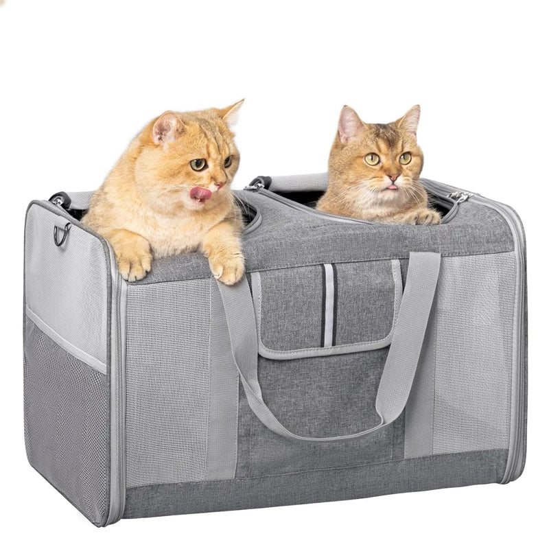 JWPET Folding Pets' Travel Bags Waterproof Portable Pet Dog Carrier Bag Pet Carriers