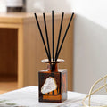 Luxury Eco-Friendly Liquid Reed Diffuser Bottle Set Lavender Scented Essential Oil Bathroom Aromatherapy Hotel Decorative Gift