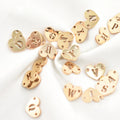 Non Tarnish GF 14K Gold Filled Initial Alphabet Heart Letter Charms for DIY Jewelry Necklace Bracelet Findings Accessories
