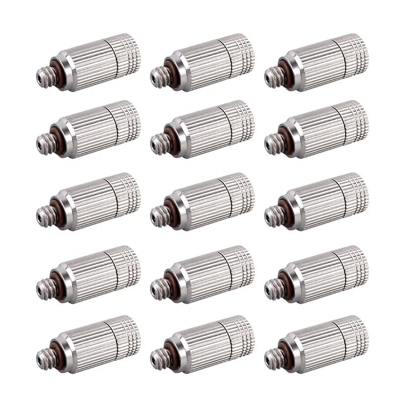 Cozymist New High Pressure Stainless Steel Anti Drip Cone Spray Misting System Water Fog Nozzle 50-100 Degrees 20-120bar Cooling