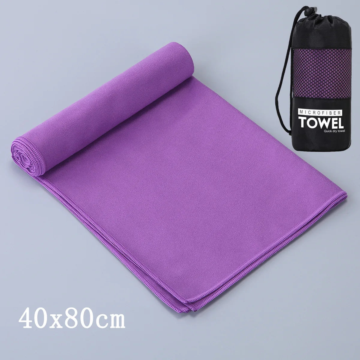 Custom Quick Dry Soft Microfiber Suede Gym Towel Absorbent and Personalized for Travel Sports Use Yoga Fitness Towel