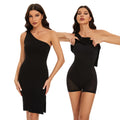 Women's Sexy Shapewear Logo Bodysuit Tummy Control Mesh Body Shaper Built-in Bra Breathable Eco-Friendly Spandex/Nylon 2-Piece