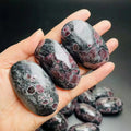 Crystal Palm Stone Wholesale Crystal Gemstones Polished Garnet Palm Stone
