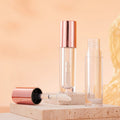 5ml Lip Gloss Tube Wholesale Lip Tint Bottle with Screw Cap and UV Printing Big Wand for Luxury Cosmetic Packaging