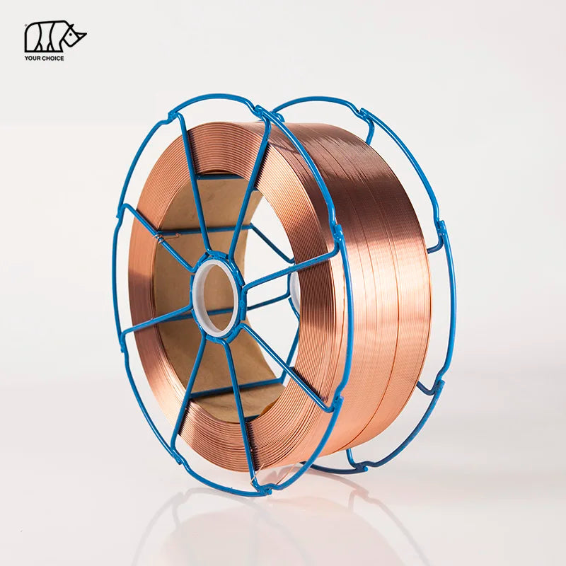 INWELT Hot Sale 0.8MM 1.0MM 1.2MM 1.6MM Plastic Metal Spool Gas Protection Copper Coated MIG CO2 ER70S-6 Welding Wire