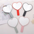 5 Colors Portable Hand Holding Cute Heart Shape Makeup Mirror