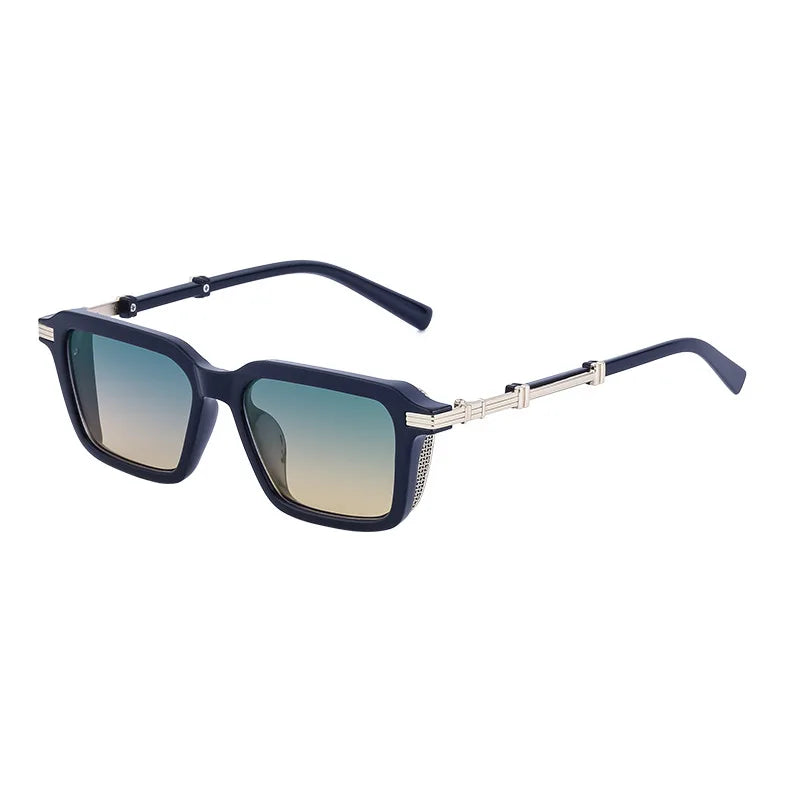GWTNN OEM Lunettes Design Transparentes New Design Square Vintage Punk Sunglasses Men