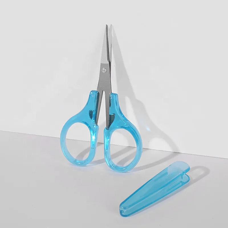 Mini Stainless Steel Straight Blade Eyebrow Scissors Multipurpose Personal Care Makeup Cosmetic Tools
