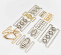 DK-9 New Style DIY Belt Buckle Two Pieces Joint Buckle Plating Technics for Garment