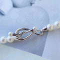 C025 925 Sterling Silver 18K Gold Plated Pearl Clasp for Jewelry Wholesale Metal Cord Ends Clasp Necklace or Bracelet Clasp