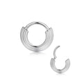Wholesale Custom F136 Titanium Alloy Multi-ring Nose Ring Open Earrings Nose Stud with Zircon and Gold Plating Jewelry