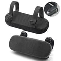Home Office Memory Foam Chair Armrest Pad Elbow Support Pillow with Adjustable Elastic Strap