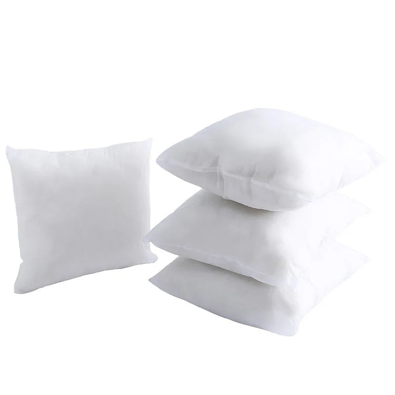Wholesale Cheap Pillow Core Cushions Inner Pillows Lumbar White Plain PP Cotton Cushion Filling 18*18 Inch