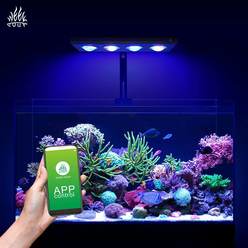 Dimmable Aquarium Led Lighting for Reef Coral Fish Marine Aquarium Lamp Sunrise Sunset Fish Tank LED Aquarium Light