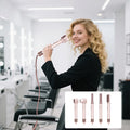 5-in-1 Ionic High Speed Electric Hair Dryer & Curler Straightener Kit with Blower Brush for Hotel Travel & Home Use