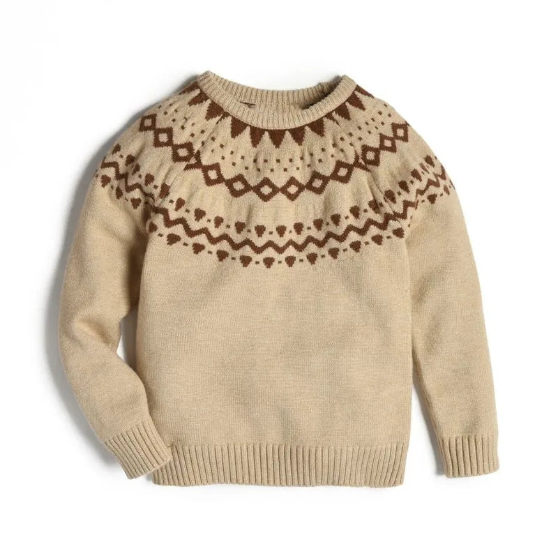2025 Boys Knitwear Kids Knit Pullover Tops Children Autumn Winter Cotton Knitted Sweaters in Stock Wholesale