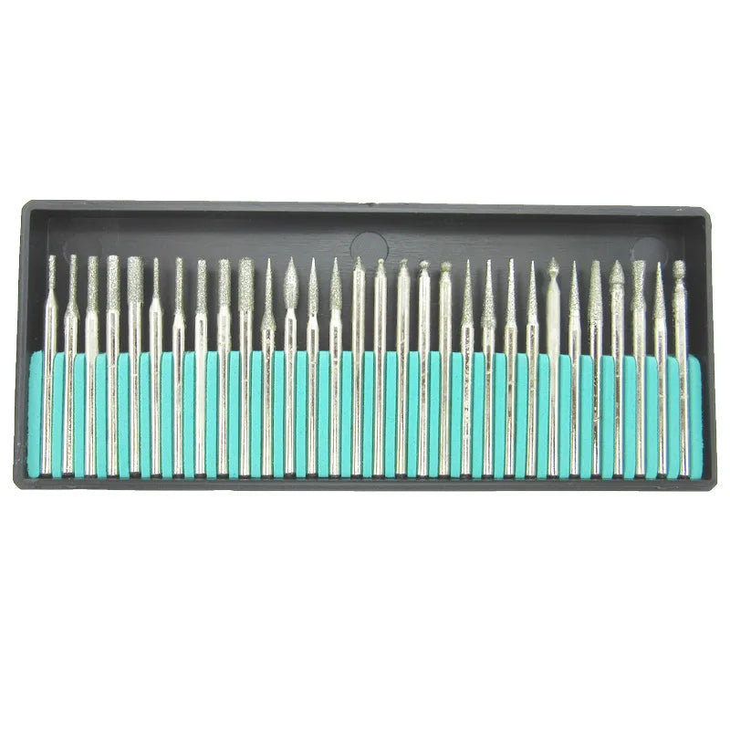PEX Diamond Burr Nail Emery Drill Bits Tools Set Diamond Podiatry Rotary Tool Accessory Kits Nail Drill Bits
