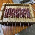 Automatic Rotating Charcoal Barbecue Grill Tool Iron Tag Tray Accessories for Skewer Barbecue Grill