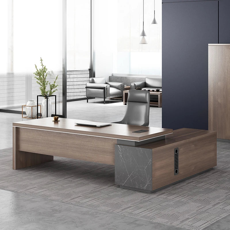 Modern Furniture Manager Desk Workstation Luxury Wooden Executive Office Desk Office Table