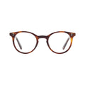 Round Retro Blue Light Blocking Acetate Eyeglasses for Women and Men Diamond Face Shape Match