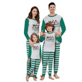 Hot-Selling New Style Family Matching Long Sleeve Round Collar Ankle Length Sleepwear Classic Christmas Print Pajamas Sets