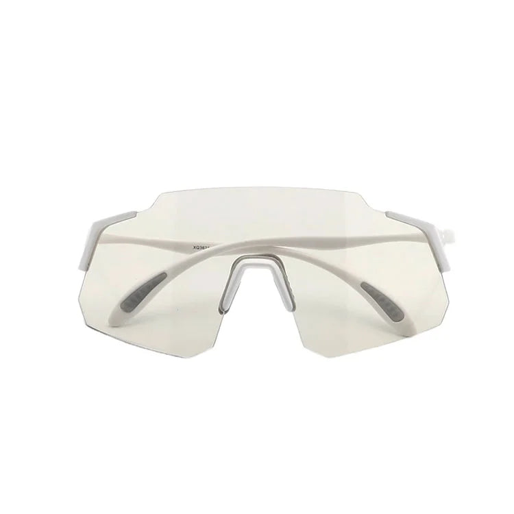 Ready to Ship Frameless Bike Sunglasses Color Changing Lightweight Running Glasses Vintage Photochromic Cycling Sunglasses