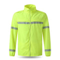 WEJUMP High Visibility Reflective Safety Jacket Waterproof Dry Fit Shirt Construction Long Sleeve for Running