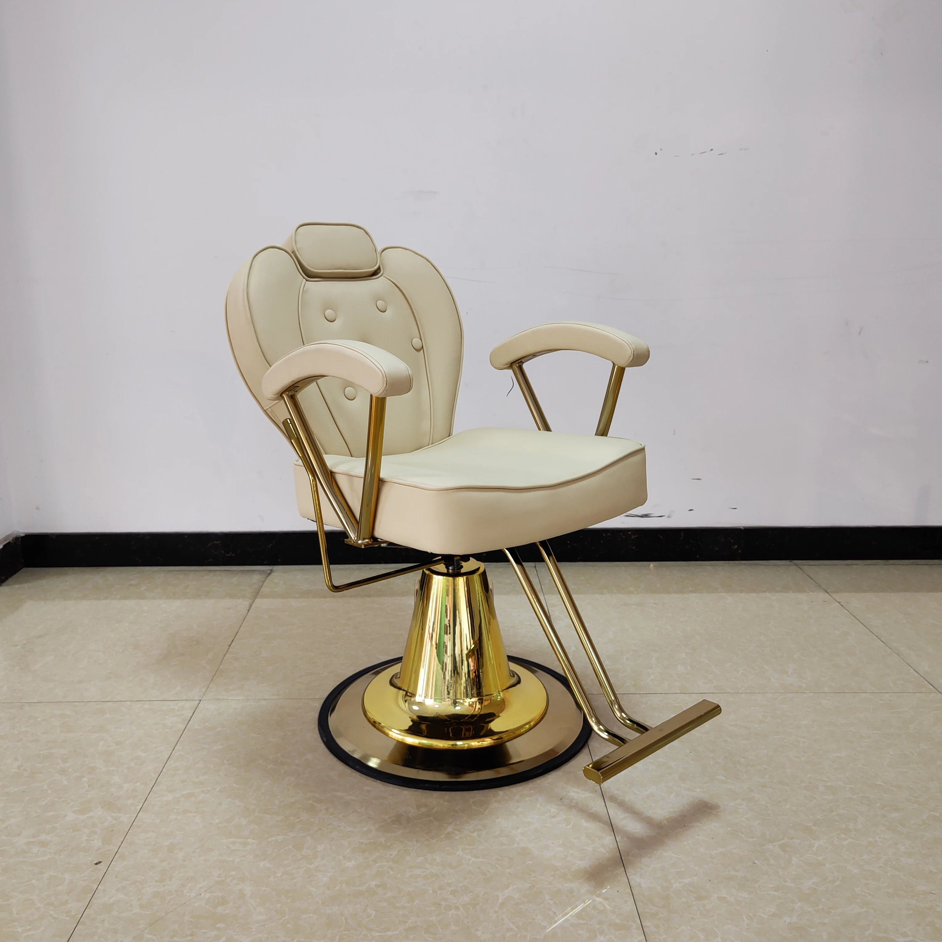 Kisen Hot Sale Beauty and Hair Furniture Hairdressing Antique Chairs Barber Mens Hair Salon Barbershop Chair