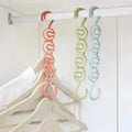 Best Selling 4-Hole Magic Clothes Organizer Hanger School Dormitory Wardrobe Home Hangers Space Saving Clothes Organizer Hangers