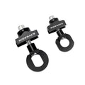 RIDERACE Bike Chain Tensioners Adjuster Bicycle Tensioner Fastener Bolt for DIY Tool Aluminum Alloy Single Speed Adjuster Black