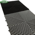 Durable Anti-Slip Vinyl Interlocking Garage Floor Tiles Modern Workshop Supermarket Covering Mat Indoor Use PP Roll