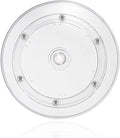 4 Inch Acrylic Turntable Organizer 2Pcs Transparent Rotating Plate Kitchen Spice/Cake/Cookie Decorating Premium Display Rack