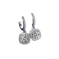 FZ-E-010 1ct Moissanite Stud Earrings 925 Sterling Silver with 18K Gold Plating Classic Style Hook Party Ready Ships Directly