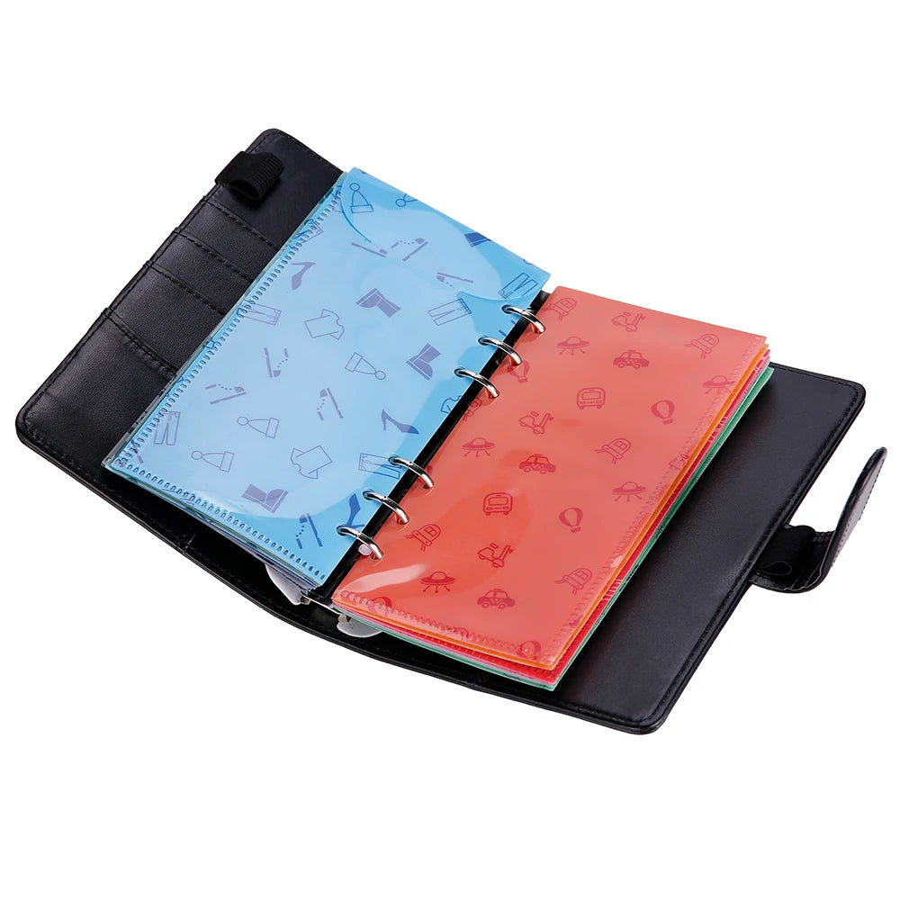 Pofeis Best Selling Waterproof A6 Checkered Dashboard for Budget Binder As Loose-Leaf Insert for Organizing