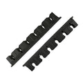 Booms Fishing Rod Holder WV1 Black Fixed Horizontal Wall Mounted Fishing Rod Rack