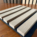 Akupanel Smoky Oak Sound Proofing Wooden Slat Fire Proof Wood Veneer Acoustic Panel