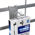 Clear Sticky Hanging Tabs PET Hanging Tabs Slot Hole Self-Adhesive Delta Hole Hang Tabs for Sale Items Store Retail Display