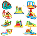 Happy Lion Backyard Inflatable Bounce Housekids Small Inflatable Water Slide with Water Slides Pool Ball Pit