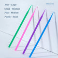 Hot 100 PCS Per Pack Colorful Micro Lash Extensions Cleanser Disposable Eyelash Spoolie Wands Brush for Beauty Accessory Tools