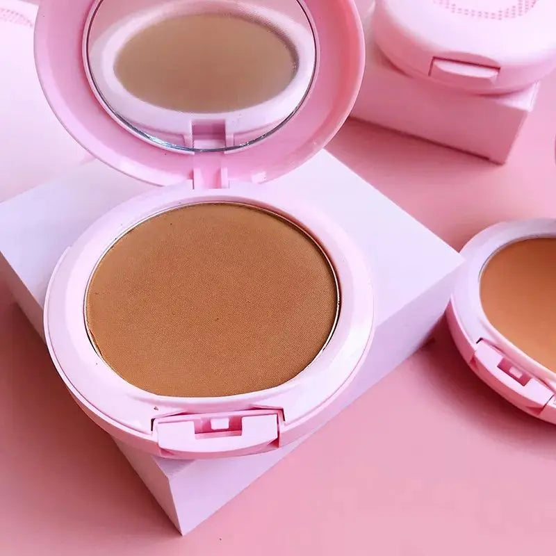 Vegan and Cruelty Free Private Label Full Coverage 10 Colors  Prevent Face Oil Pressed Mineral Makeup Setting Face Powder