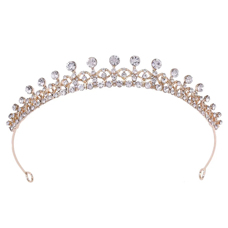 Beauty Girl Crowns and Tiaras Princess Birthday Crown Small Pageant Crown