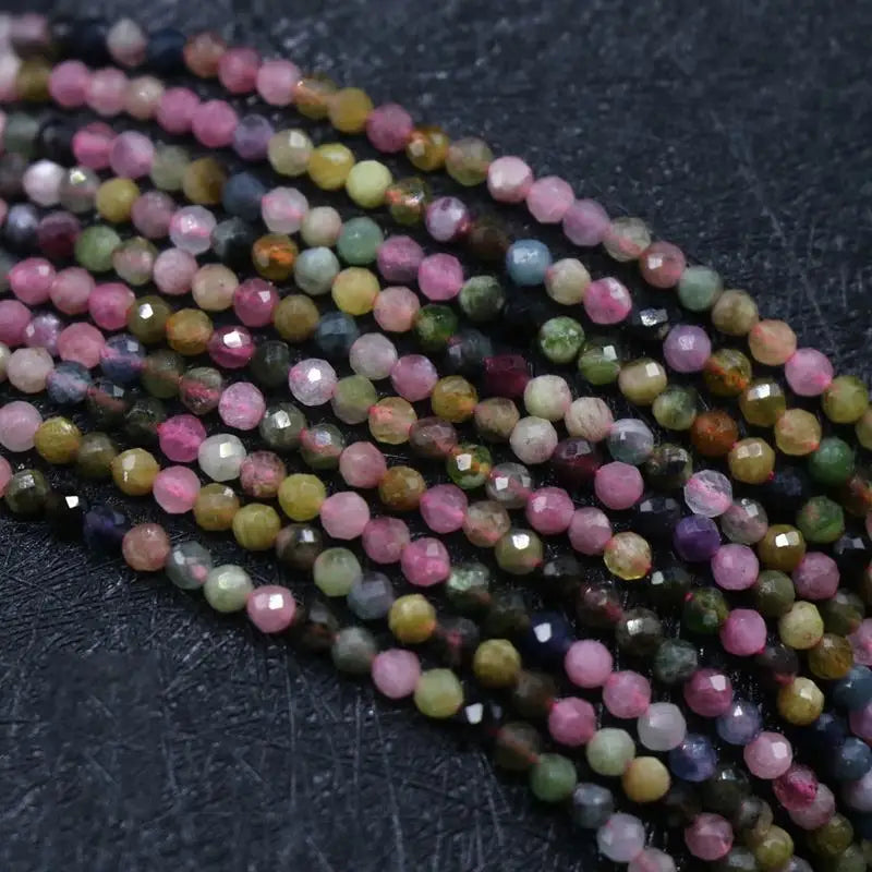 Hot Sale Faceted Rose Crystal Beads Agate Loose Beads Natural Gemstone Jewelry Making Accessories