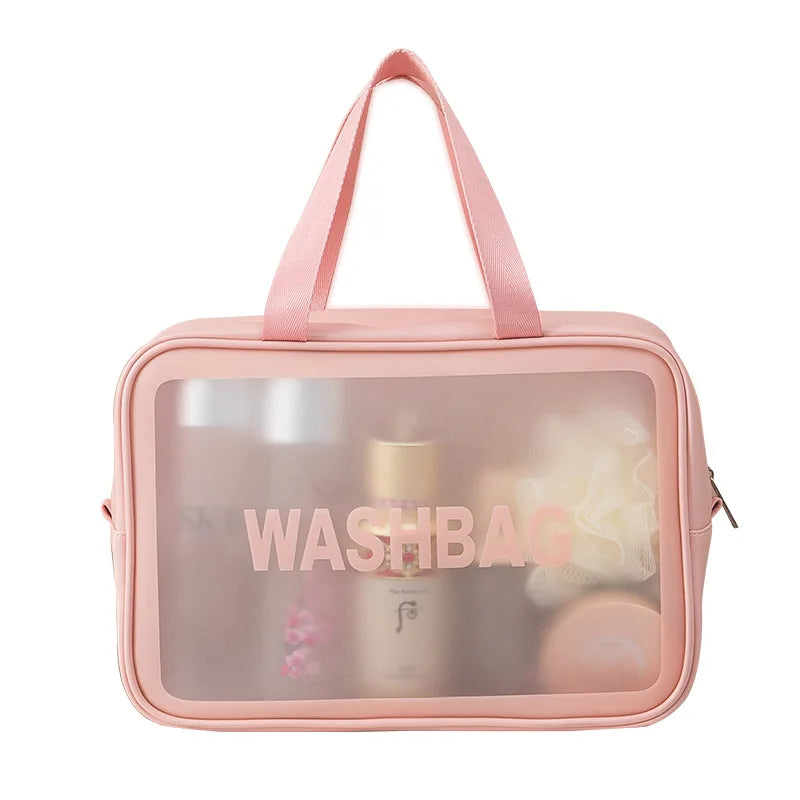 Custom Wholesale Summer Beach Waterproof Clear Pvc Cosmetic Bag for Travel