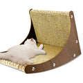 Modern Indoor L-Shape Cat Scratcher with Sustainable Protective Cardboard Brown Packaged Opp Bag Ball Toy Cat Trees Scratcher