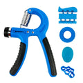 Grip Strength Trainer Kit (5 Pack) Forearm Strengthener Hand Squeezer Adjustable Resistance Finger Stretcher Grip Ring