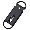 Cigar Accessories Classic Pocket Custom Logo Stainless Steel Plastic V Shape Hole Cutting Cigar Cutter