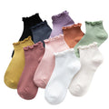 Trendy Candy Color Women Cotton Socks Casual No Show Socks Teen Girl Ankle Socks