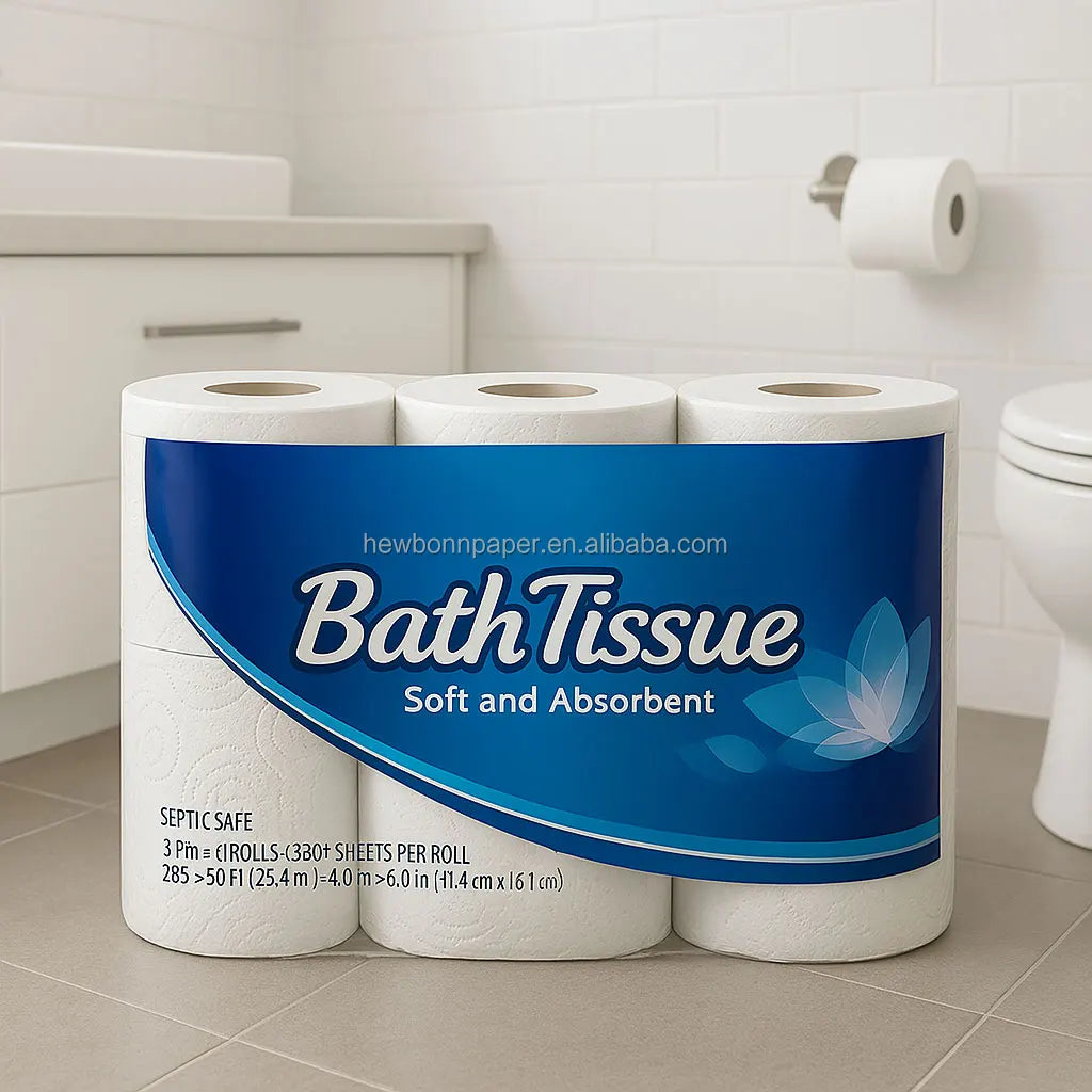 Organic Pure Wood Pulp Toilet Tissue Oem Toilet Paper Import Bathroom Tissue