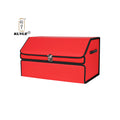 KUYUE Artificial Leather Car Trunk Organizer Large Capacity Soft Car Organizers and Storagefoldablewith Lip for Car SUV/Jeep